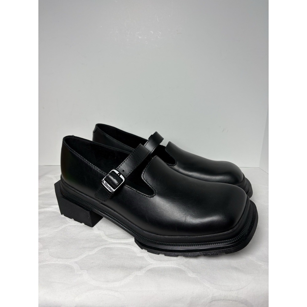 Dr Martens Maybole MJ Mary Jane Shoes Women Size 10 Black Chunky Square Toe NWOB
